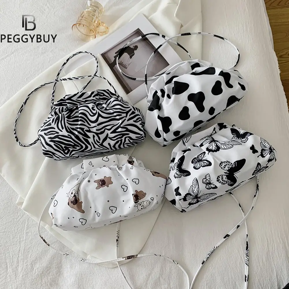 Bag For Women Cloud Bag Printing Pleated Bag Single Shoulder Purse Women Crossbody Bag Luxury Handbag And Purse Day Clutches 
Bag For Women Cloud Bag Printing Pleated Bag Single Shoulder Purse Women Crossbody Bag Luxury Handbag And Purse Day Clutches