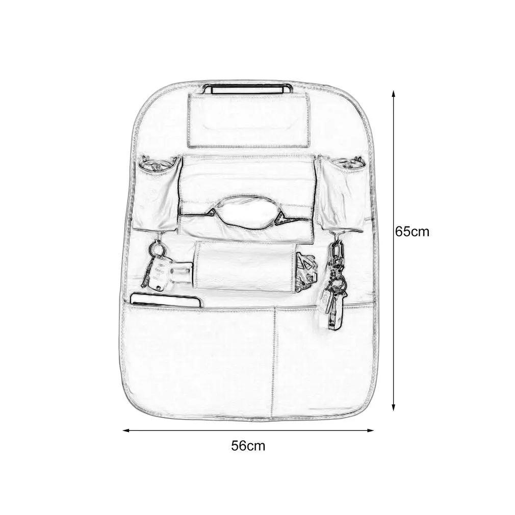 Multifunctional Soft PU Leather Car Seat Storage Bag Universal Vehicle Back Seat Organizer Container Holder Bag
Multifunctional Soft PU Leather Car Seat Storage Bag Universal Vehicle Back Seat Organizer Container Holder Bag