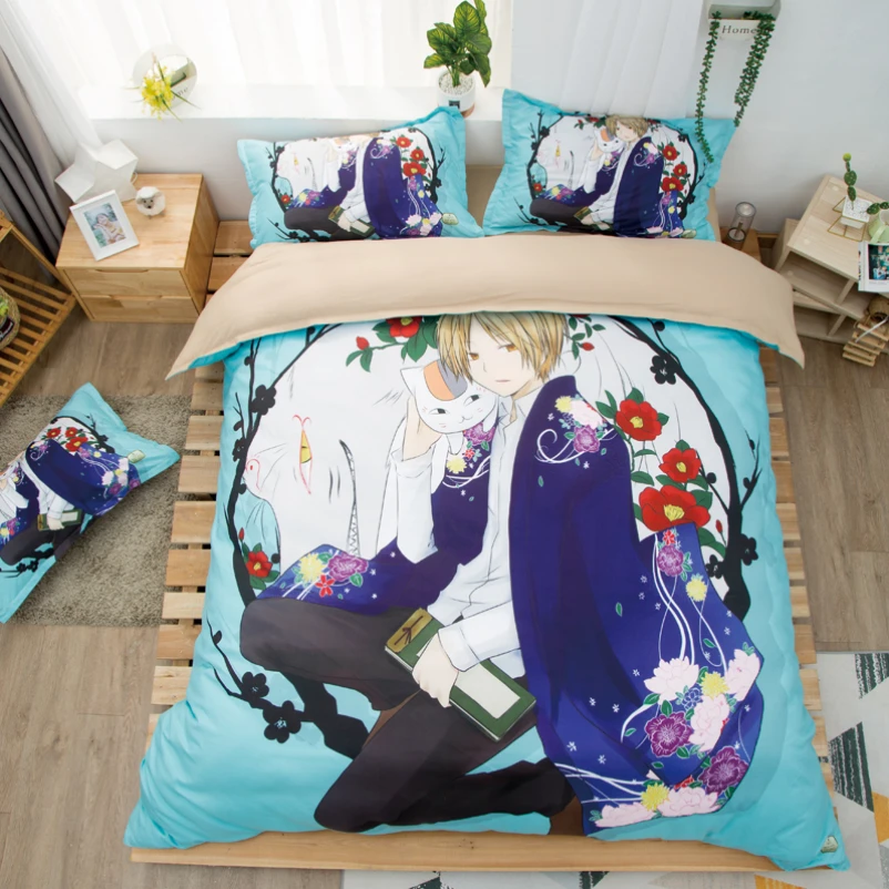 Bedding Sets Natsume Yuujinchou US/Europe/UK Size Quilt Bed Cover Duvet Cover Pillow Case 2-3 Pieces Set 
Bedding Sets Natsume Yuujinchou US/Europe/UK Size Quilt Bed Cover Duvet Cover Pillow Case 2-3 Pieces Set