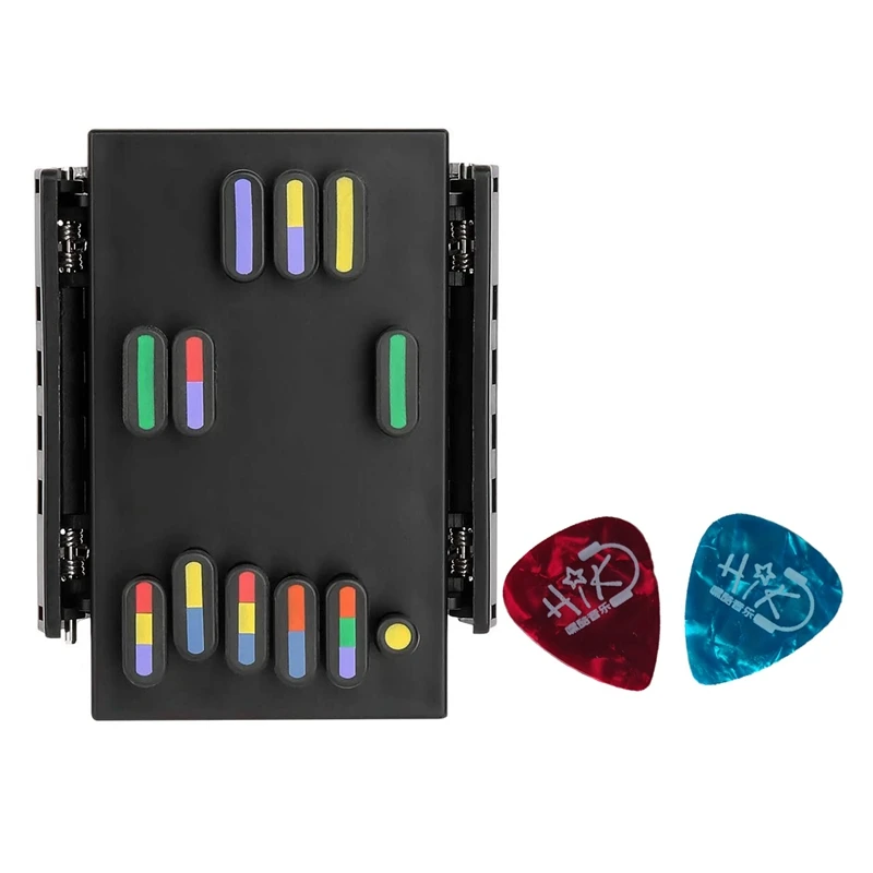 Guitar Chord Tool Guitar Teaching Guitar Practice Assisted Tool Beginner One Key Chord Guitar Learning Tools 8 x 4 x 9CM
Guitar Chord Tool Guitar Teaching Guitar Practice Assisted Tool Beginner One Key Chord Guitar Learning Tools 8 x 4 x 9CM
