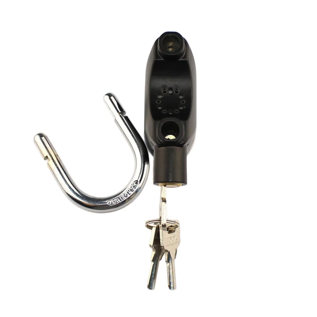 Black Waterproof Siren Alarm Padlock Alarm Lock for Motorcycle Bike Bicycle Perfect Security with 110dB Alarm Pad locks
Black Waterproof Siren Alarm Padlock Alarm Lock for Motorcycle Bike Bicycle Perfect Security with 110dB Alarm Pad locks