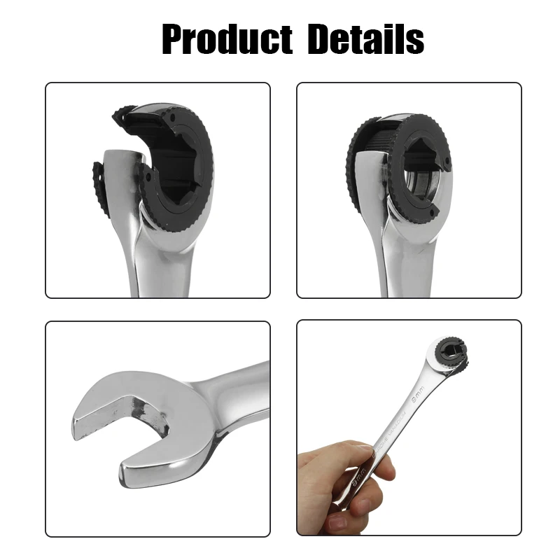 8-14mm Flexible Head Tubing Ratchet Wrench Metric Spanner Repair Tool Open 
8-14mm Flexible Head Tubing Ratchet Wrench Metric Spanner Repair Tool Open