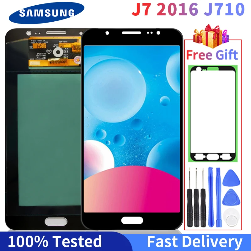 100% tested For Samsung Galaxy J7 2016 LCD J710 LCD Display SM J710F J710FN J710M J710H Touch Screen Digitizer Assembly
100% tested For Samsung Galaxy J7 2016 LCD J710 LCD Display SM J710F J710FN J710M J710H Touch Screen Digitizer Assembly