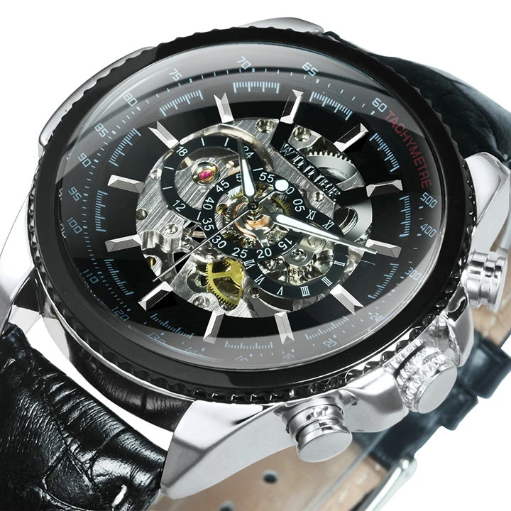 Military Watch For Men Skeleton Automatic Mechanical Wrist Watches Top Brand Luxury 2021 Silver Gold Big Leather Reloj Hombre
Military Watch For Men Skeleton Automatic Mechanical Wrist Watches Top Brand Luxury 2021 Silver Gold Big Leather Reloj Hombre