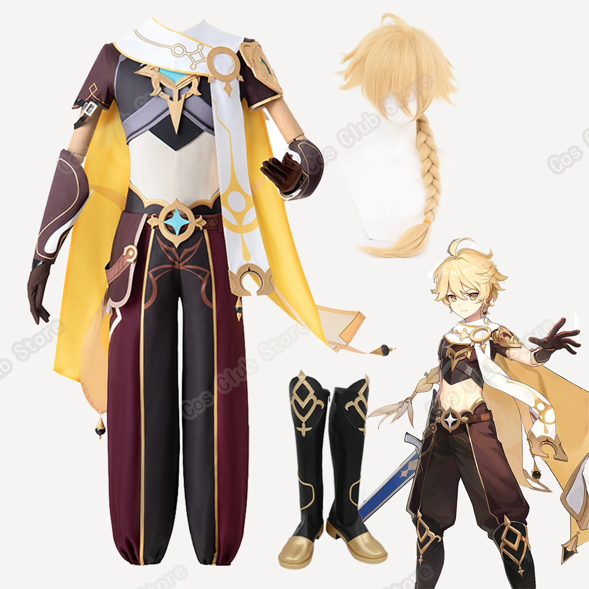 Game Genshin Impact Cosplay Traveler Aether Costume Sora Kong Cosplay Anime Halloween Party Outfit Wig Shoes
Game Genshin Impact Cosplay Traveler Aether Costume Sora Kong Cosplay Anime Halloween Party Outfit Wig Shoes