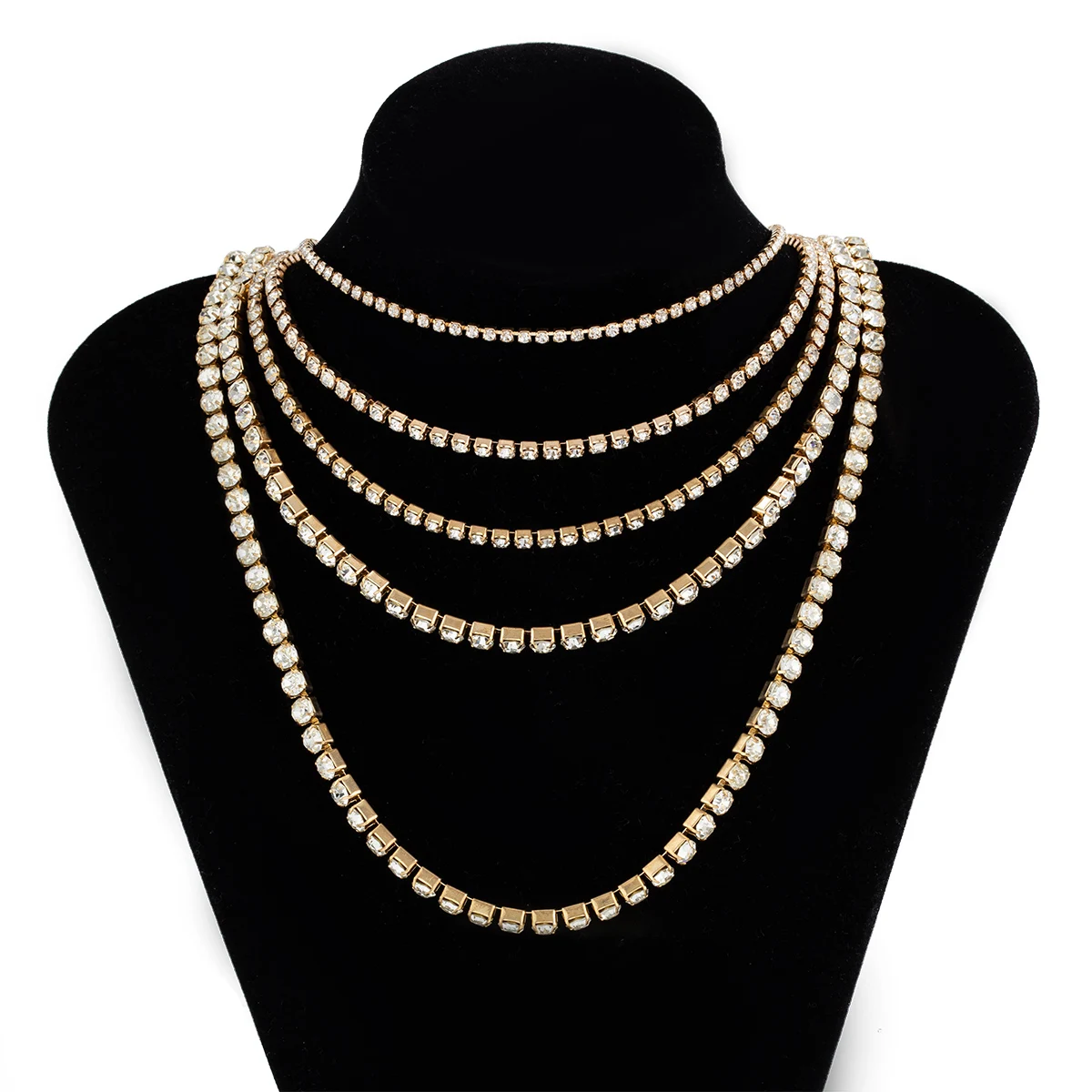 KunJoe Multilayer Shiny Tennis Chain Necklace Men Hip Hop Iced Out Bling CZ Necklace Jewelry Gold Color Charm Women Jewelry Gift
KunJoe Multilayer Shiny Tennis Chain Necklace Men Hip Hop Iced Out Bling CZ Necklace Jewelry Gold Color Charm Women Jewelry Gift