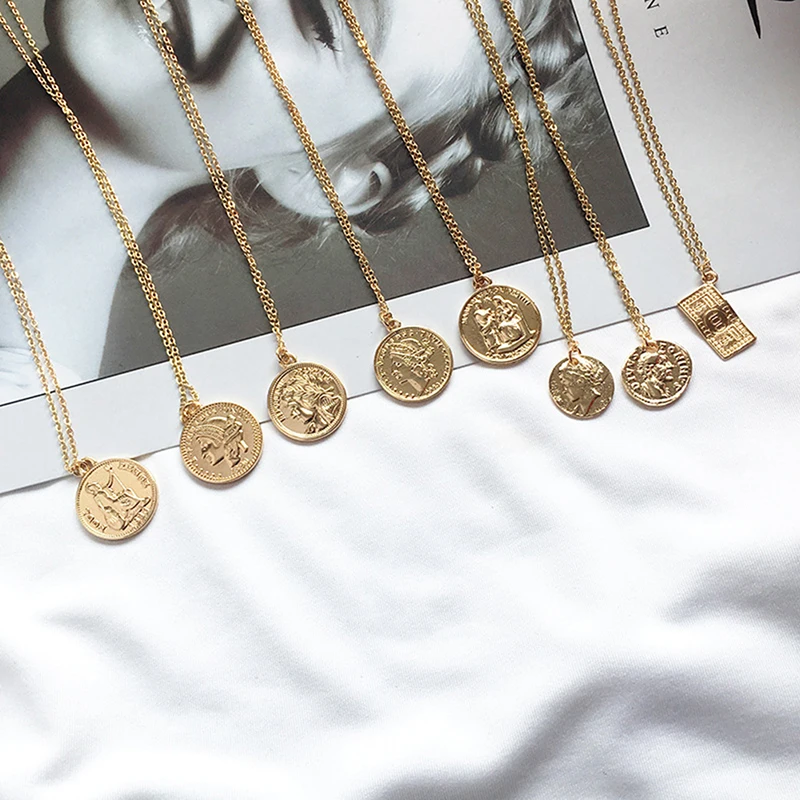 1Pc Vintage Carved Coin Roman Necklace For Women Bohemian Pendant Necklaces Boho Jewelry Choker Statement Necklaces
1Pc Vintage Carved Coin Roman Necklace For Women Bohemian Pendant Necklaces Boho Jewelry Choker Statement Necklaces