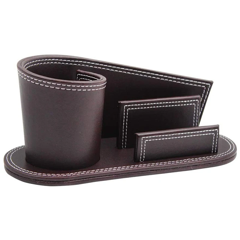 PU Leather Stylish Personality Pen Holder,Multi-Function Desk Stationery Organizer Creative,Multifunctional Storage Box
PU Leather Stylish Personality Pen Holder,Multi-Function Desk Stationery Organizer Creative,Multifunctional Storage Box