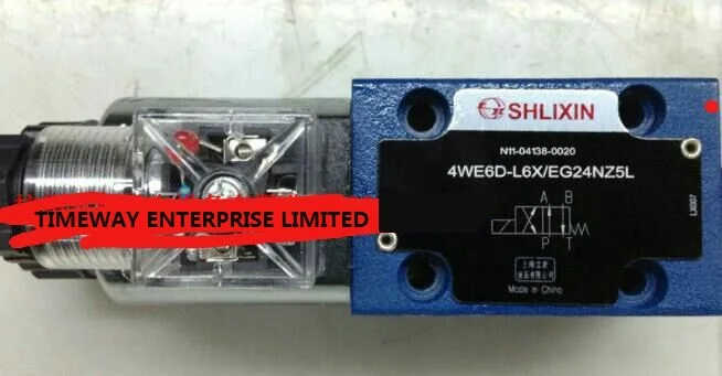 SHLIXIN Solenoid Directional Valve 4WE6D-L6X/EG24NZ5L Magnetic Exchange Valve
SHLIXIN Solenoid Directional Valve 4WE6D-L6X/EG24NZ5L Magnetic Exchange Valve