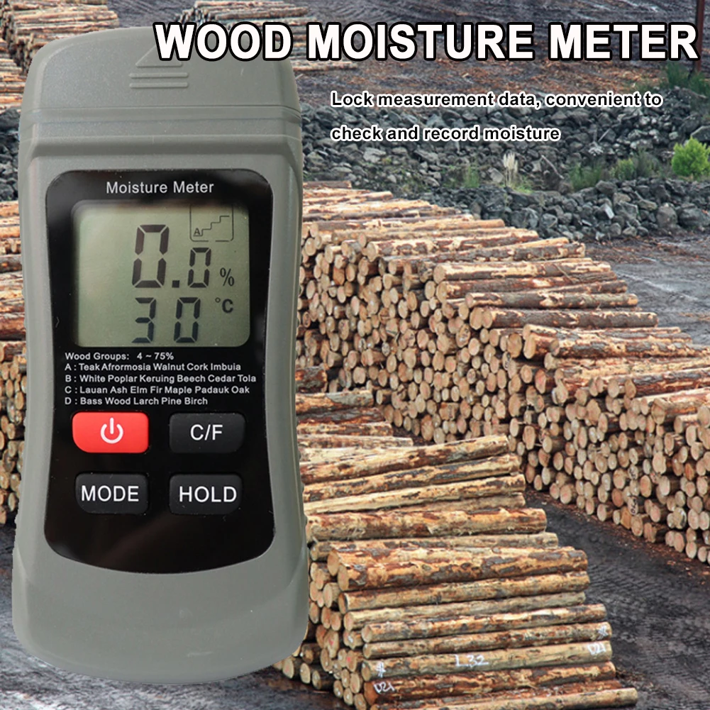 SFJ-001 2-Pin Digital Paper Wall Wood Humidity Tester Timber Damp Moisture Meter Wood Moisture Meters Measurement Tool
SFJ-001 2-Pin Digital Paper Wall Wood Humidity Tester Timber Damp Moisture Meter Wood Moisture Meters Measurement Tool