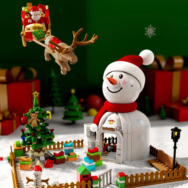 christmas house building blocks Snowman House Romantic Lighting Tide Play Children's Birthday Gift Toys decorations for home
christmas house building blocks Snowman House Romantic Lighting Tide Play Children's Birthday Gift Toys decorations for home