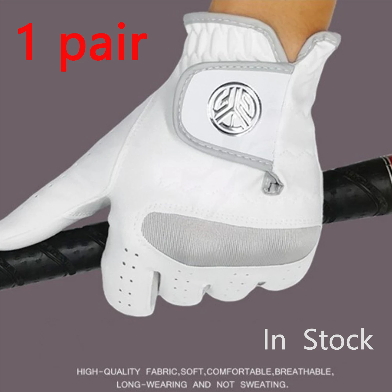 1 pair Golf Gloves With Ball Marke Soft Breathable Pure Sheepskin Microfiber With Anti-Slip Granules Men Golf Glove
1 pair Golf Gloves With Ball Marke Soft Breathable Pure Sheepskin Microfiber With Anti-Slip Granules Men Golf Glove
