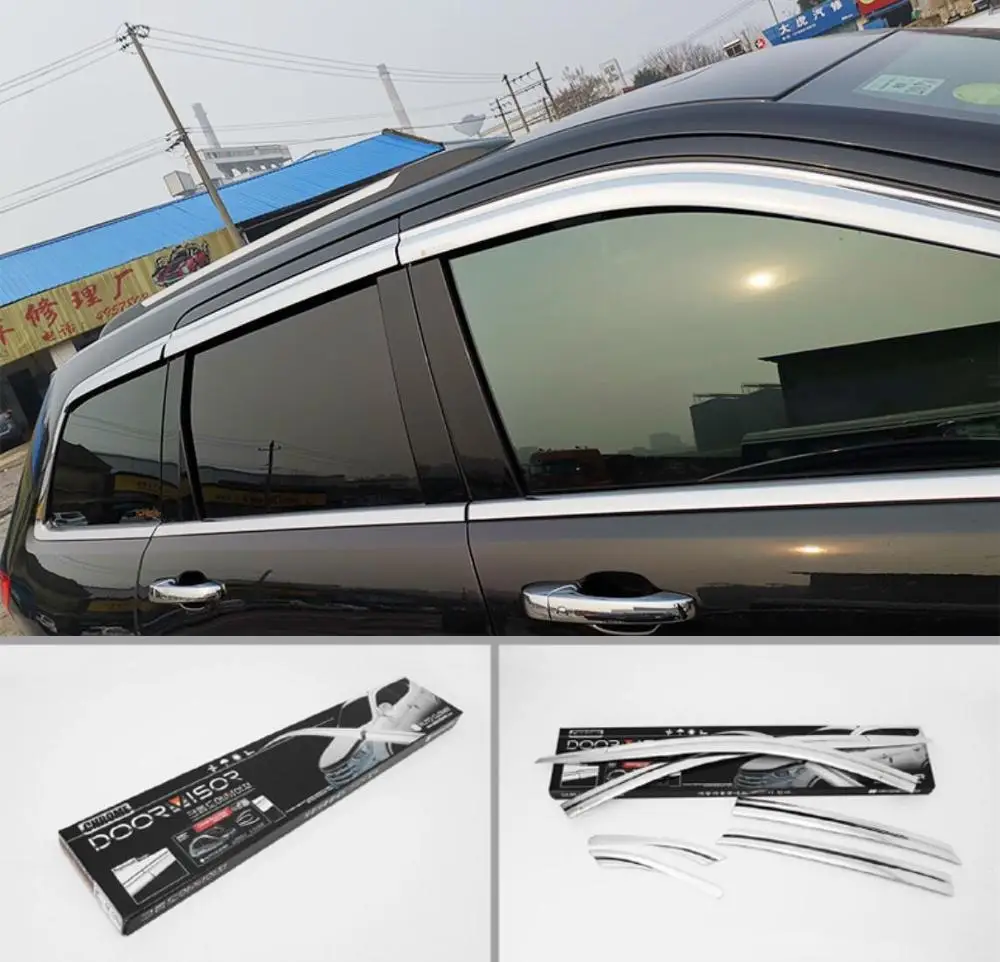 ABS Chrome Window Visor Vent Shades Sun Rain Guard accessories for JEEP grand cherokee 2011-2019 compass commander car styling
ABS Chrome Window Visor Vent Shades Sun Rain Guard accessories for JEEP grand cherokee 2011-2019 compass commander car styling