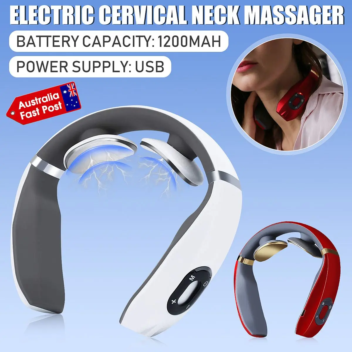 4D Smart Electric Neck Pulse Massager Therapy Intelligent Neck Protector Cervical Vertebra Relax Pain Relief Kneading Machine
4D Smart Electric Neck Pulse Massager Therapy Intelligent Neck Protector Cervical Vertebra Relax Pain Relief Kneading Machine