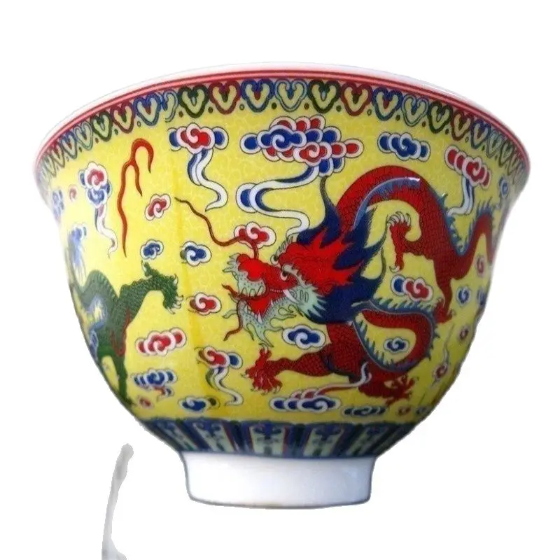 Sign painting Chinese bowl dragonmodern Home Furnishing decoration to send friends and family gifts
Sign painting Chinese bowl dragonmodern Home Furnishing decoration to send friends and family gifts
