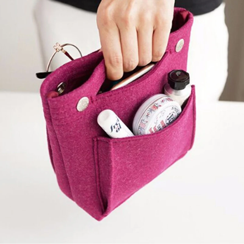 Органайзер вставка сумка для женщин войлок органайзер путешествий сумочка