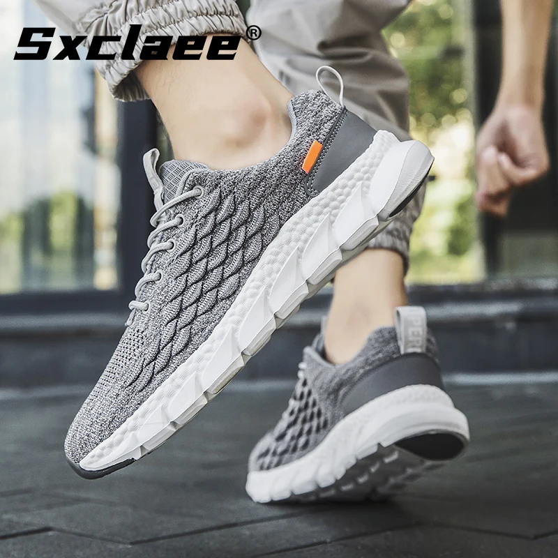 Sxclaee Fashion Men Casual Shoes Comfortable and Breathable Fly Woven Upper Male Shoes Outdoor Non-slip Wear-resistant Sneakers
Sxclaee Fashion Men Casual Shoes Comfortable and Breathable Fly Woven Upper Male Shoes Outdoor Non-slip Wear-resistant Sneakers