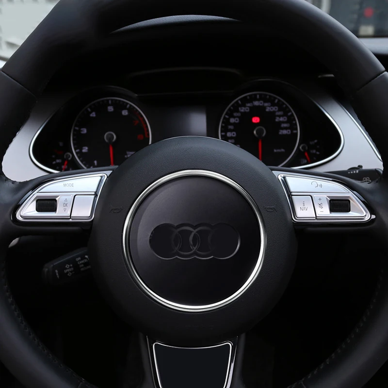 For Audi A4 A6 A3 Q5 Q3 Q7 Car Styling Steering Wheel Switch Buttons Trim Frame Covers Stickers and Decals Interior Accessories
For Audi A4 A6 A3 Q5 Q3 Q7 Car Styling Steering Wheel Switch Buttons Trim Frame Covers Stickers and Decals Interior Accessories