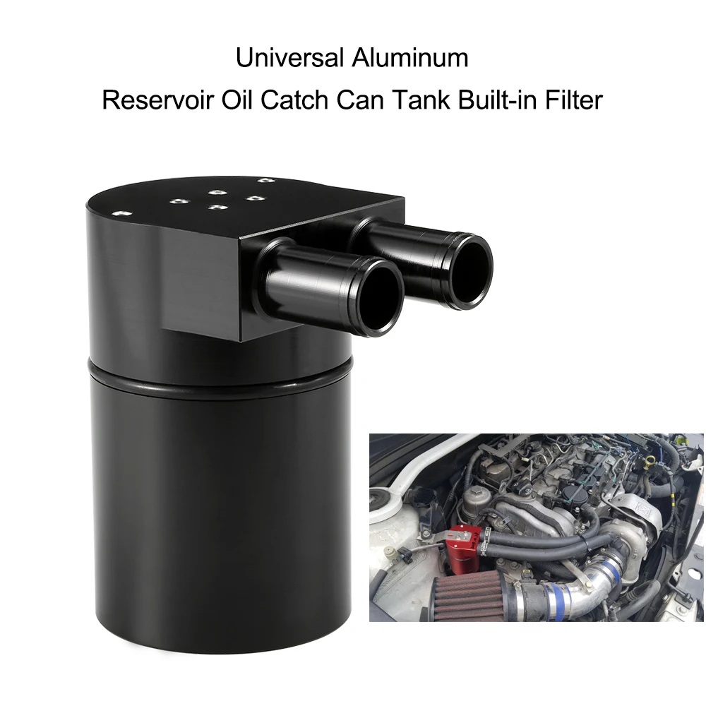 UNIVERSAL Aluminum Alloy Reservior Oil Catch Can Tank for BMW N54 335 car Parts Dirty Oil filter kettle Accessories
UNIVERSAL Aluminum Alloy Reservior Oil Catch Can Tank for BMW N54 335 car Parts Dirty Oil filter kettle Accessories