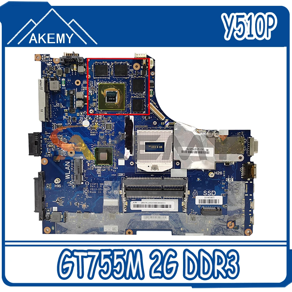 Akemy VIQY1 NM-A032 для Lenovo Y510P Материнская плата ноутбука 11S 90003631 90003632 PGA947 GT755M 2G DDR3 100% бесплатная доставка
Akemy VIQY1 NM-A032 для Lenovo Y510P Материнская плата ноутбука 11S 90003631 90003632 PGA947 GT755M 2G DDR3 100% бесплатная доставка