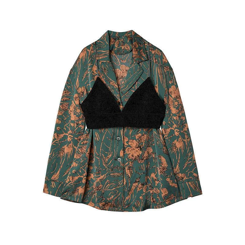 2021 Spring Summer Vintage Blouse Hong Kong Style Long Sleeve Harajuku Fashion Women Clothing Button Up Shirt Korean with Vest
2021 Spring Summer Vintage Blouse Hong Kong Style Long Sleeve Harajuku Fashion Women Clothing Button Up Shirt Korean with Vest