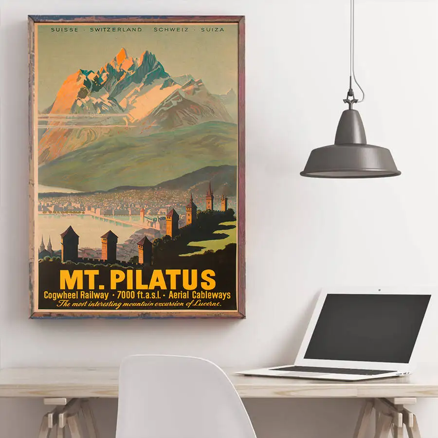 Switzerland City Travel Poster Antique Landscape Painting Vintage Kraft Paper Hand Painted Wall Art Sticker Home Decor 42x30cm
Switzerland City Travel Poster Antique Landscape Painting Vintage Kraft Paper Hand Painted Wall Art Sticker Home Decor 42x30cm