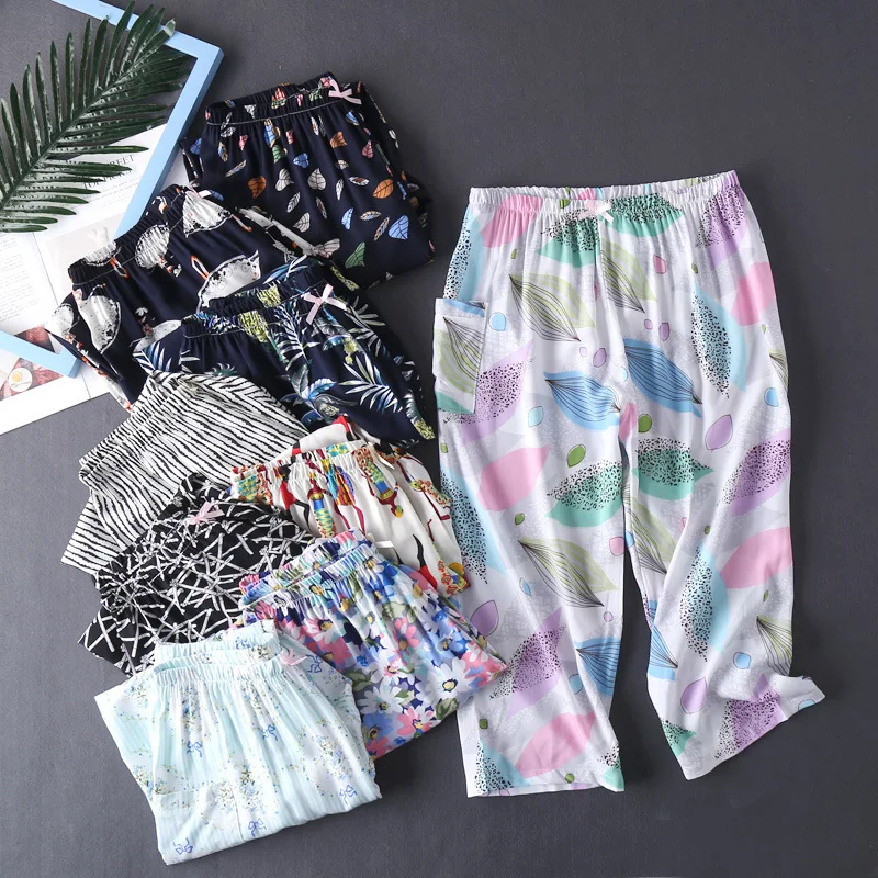 2020 autumn new ladies cotton silk rayon casual loose cropped pants half pants home casual pants
2020 autumn new ladies cotton silk rayon casual loose cropped pants half pants home casual pants