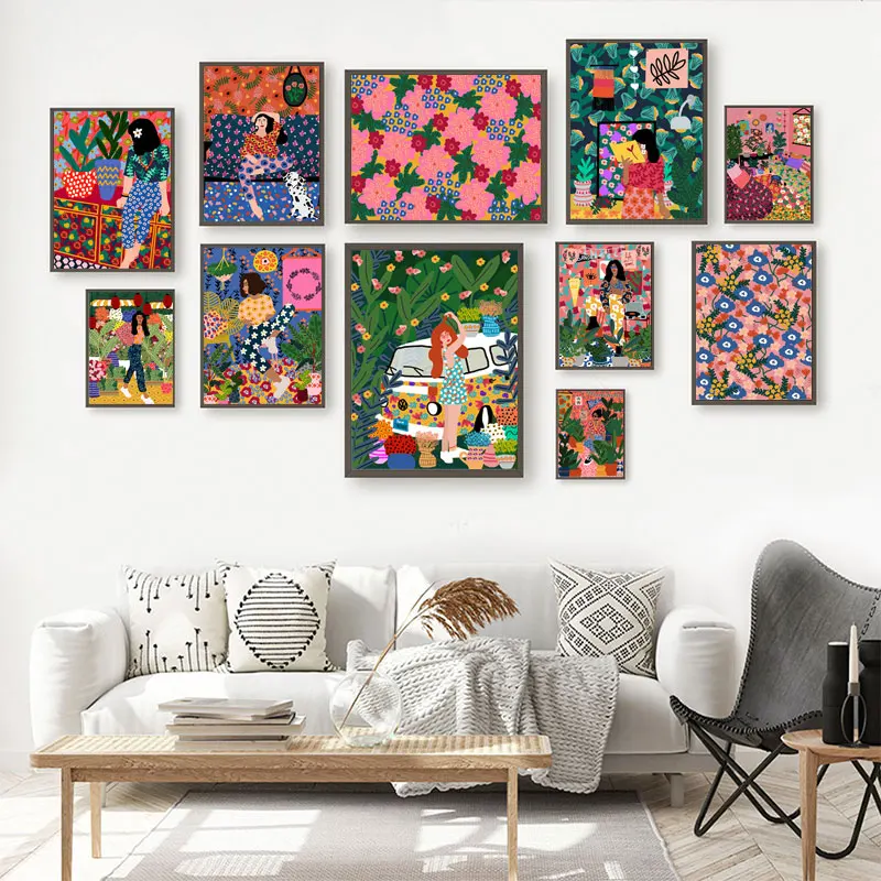 Abstract Fashion Vintage Girl Plant Dog Wall Art Canvas Painting Nordic Posters And Prints Wall Pictures For Living Room Decor
Abstract Fashion Vintage Girl Plant Dog Wall Art Canvas Painting Nordic Posters And Prints Wall Pictures For Living Room Decor