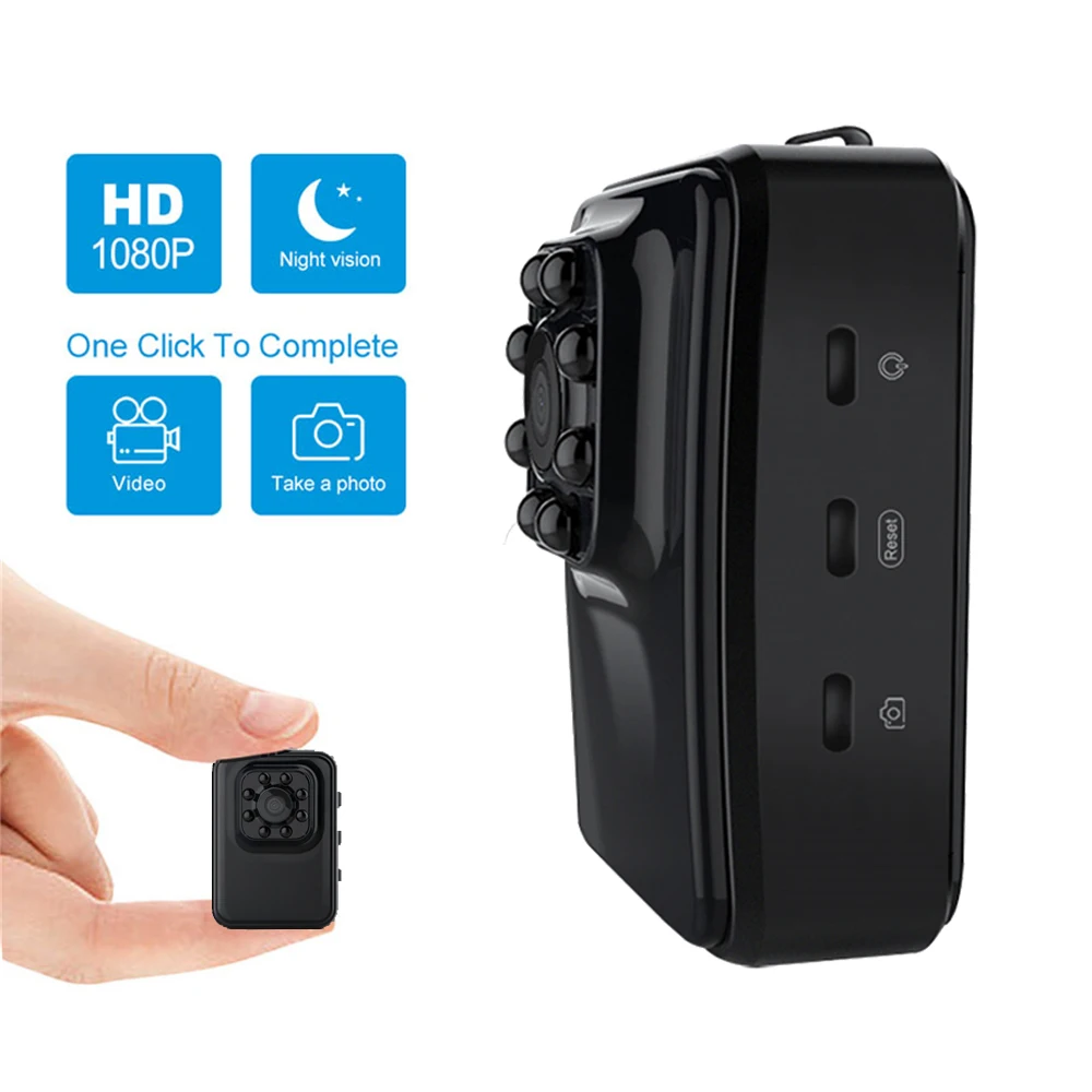 Portable Video Recorder with Night Vision 1080P Magnetic Mini Surveillance Camera Micro Motion Detect Camcorder Action Cam DVR
Portable Video Recorder with Night Vision 1080P Magnetic Mini Surveillance Camera Micro Motion Detect Camcorder Action Cam DVR