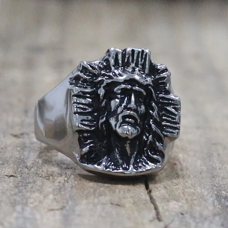 Gothic Men's Jesus Cross Rings Vintage Son of God Stainless Steel Ring Men Women Catholic Christian Jewelry Best Gift for Him
Gothic Men's Jesus Cross Rings Vintage Son of God Stainless Steel Ring Men Women Catholic Christian Jewelry Best Gift for Him