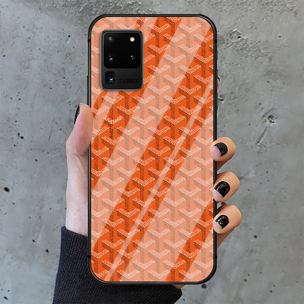 Colorful Brand Goyard Phone Tempered Glass Case Cover For Samsung Galaxy S Note 5 6 9 10 10E 20 21 FE Plus Uitra Coque Funda
Colorful Brand Goyard Phone Tempered Glass Case Cover For Samsung Galaxy S Note 5 6 9 10 10E 20 21 FE Plus Uitra Coque Funda