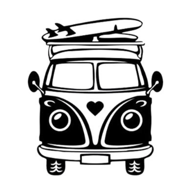 Funny Decals Black/White Camper Travel Surf Skateboard Summer Beach Cloth Ocean Vinyl Car Sticker Fashion Accessories13*8cm
Funny Decals Black/White Camper Travel Surf Skateboard Summer Beach Cloth Ocean Vinyl Car Sticker Fashion Accessories13*8cm