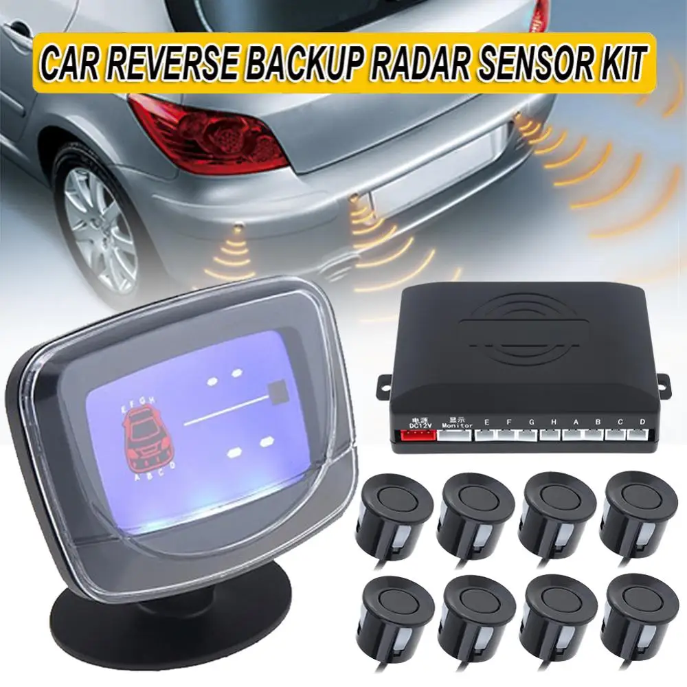 Car Parktronic Backlight Display LED Parking Sensor 8 Reverse Sensors Backup Car Parking Radar Monitor Detector System Drop Ship 
Car Parktronic Backlight Display LED Parking Sensor 8 Reverse Sensors Backup Car Parking Radar Monitor Detector System Drop Ship