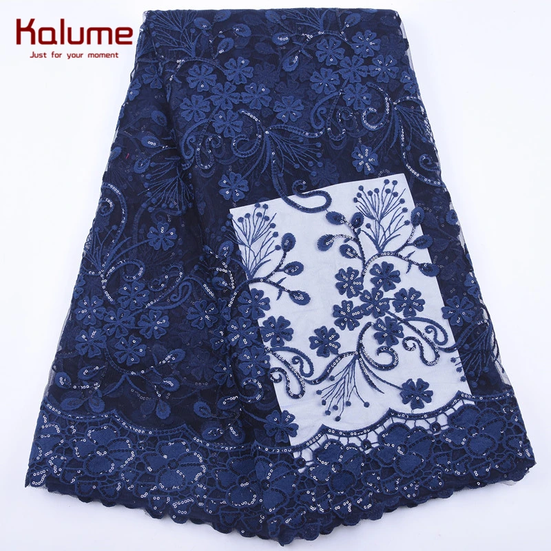 Kalume Sequins African Milk Silk Lace Fabric Cyan French Net Lace Fabric Embroidery Nigerian Tulle Lace Fabric For Wedding 2001 
Kalume Sequins African Milk Silk Lace Fabric Cyan French Net Lace Fabric Embroidery Nigerian Tulle Lace Fabric For Wedding 2001