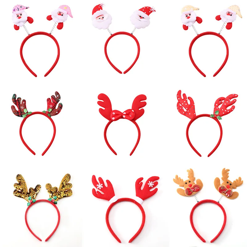 2021 New Year Girls Cute Christmas Tree Antler Santa Claus Hairbands Sweet Hair Decorate Hoop Headband Fashion Hair Accessories 
2021 New Year Girls Cute Christmas Tree Antler Santa Claus Hairbands Sweet Hair Decorate Hoop Headband Fashion Hair Accessories