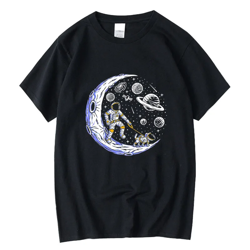XIN YI Men's t-shirt High quality100% cotton Funny astronaut printing t shirt casual loose tshirt o-neck t-shirt tee top for men
XIN YI Men's t-shirt High quality100% cotton Funny astronaut printing t shirt casual loose tshirt o-neck t-shirt tee top for men