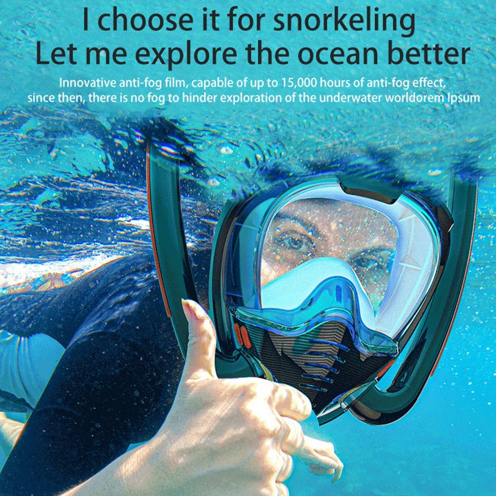 Full Face Scuba Diving Mask Anti Fog Dual Tube Snorkel Mask With Camera Mount Underwater Safe Swimming Masks For Adult Youth
Full Face Scuba Diving Mask Anti Fog Dual Tube Snorkel Mask With Camera Mount Underwater Safe Swimming Masks For Adult Youth