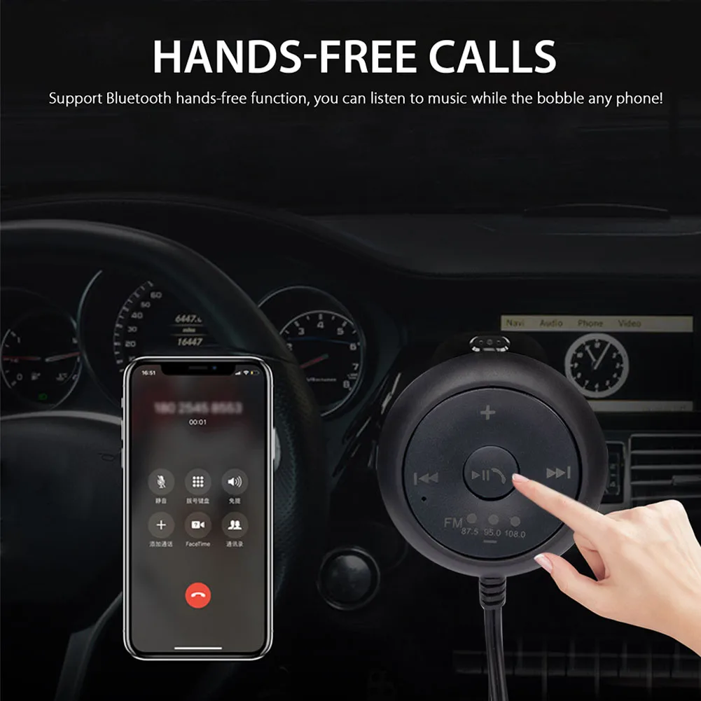 New Car FM Compatible Wireless Receiver And Transmitter Adapter For Car Stereo FM Radio Hands-free Call Support AUX USB With Mic
New Car FM Compatible Wireless Receiver And Transmitter Adapter For Car Stereo FM Radio Hands-free Call Support AUX USB With Mic