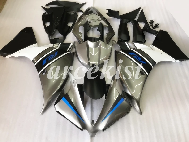 New ABS Motorcycle Full Fairings kit fit for YAMAHA YZF-R1 2013 2014 13 14 R1 Body set Gray Glossy
New ABS Motorcycle Full Fairings kit fit for YAMAHA YZF-R1 2013 2014 13 14 R1 Body set Gray Glossy