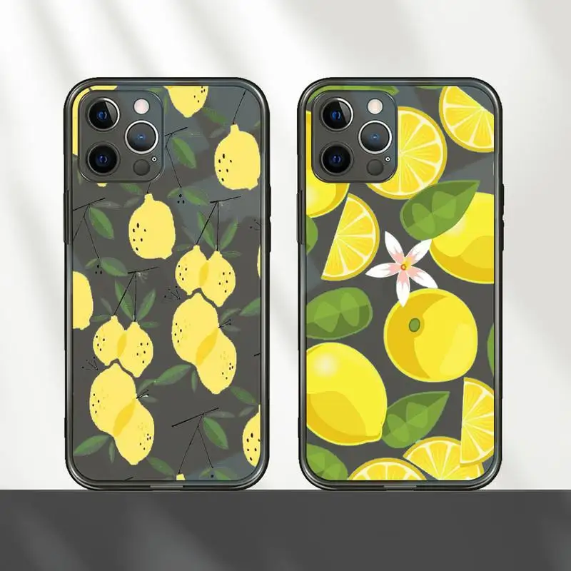 lemon Phone Case For iPhone 12 11 8 7 mini pro X XS XR MAX Plus Black Transparent Cover
lemon Phone Case For iPhone 12 11 8 7 mini pro X XS XR MAX Plus Black Transparent Cover
