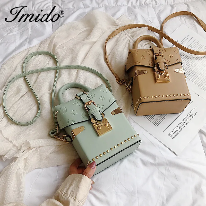 2020 New Rivets Metal Shoulder Messenger Bag Fashion Women Bags Pure Color Women Bags Messenger Bag Bucket Bags
2020 New Rivets Metal Shoulder Messenger Bag Fashion Women Bags Pure Color Women Bags Messenger Bag Bucket Bags