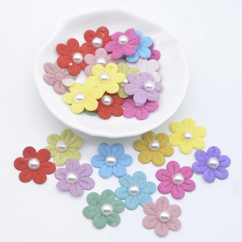 40Pcs 20mm Multicolor Handmade Flower Appliques with Pearl for Clothes Scrapbooking Supplies Patches Crafts Decor Accessories
40Pcs 20mm Multicolor Handmade Flower Appliques with Pearl for Clothes Scrapbooking Supplies Patches Crafts Decor Accessories