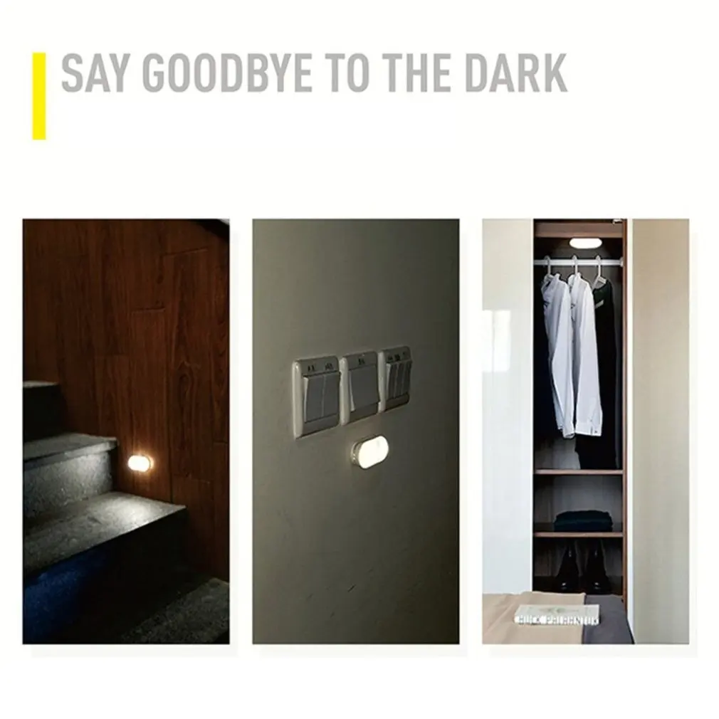 Aisle Lights LED Human Body Induction Night Light Oval Charging Version USB Charging Body Sensor Light With Battery 
Aisle Lights LED Human Body Induction Night Light Oval Charging Version USB Charging Body Sensor Light With Battery