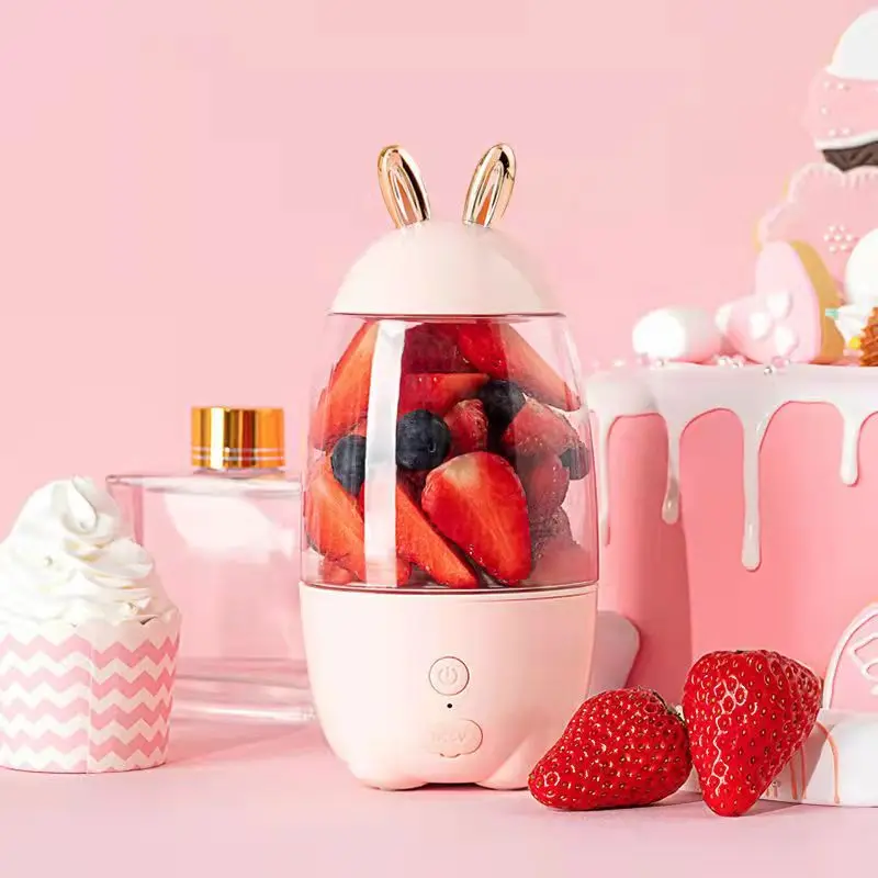 Portable Juicer Household Electric Juicer Cup Fruits USB Charging Mini Smoothie Blender Outgoing Juicer Extractor Rabbit Shape
Portable Juicer Household Electric Juicer Cup Fruits USB Charging Mini Smoothie Blender Outgoing Juicer Extractor Rabbit Shape