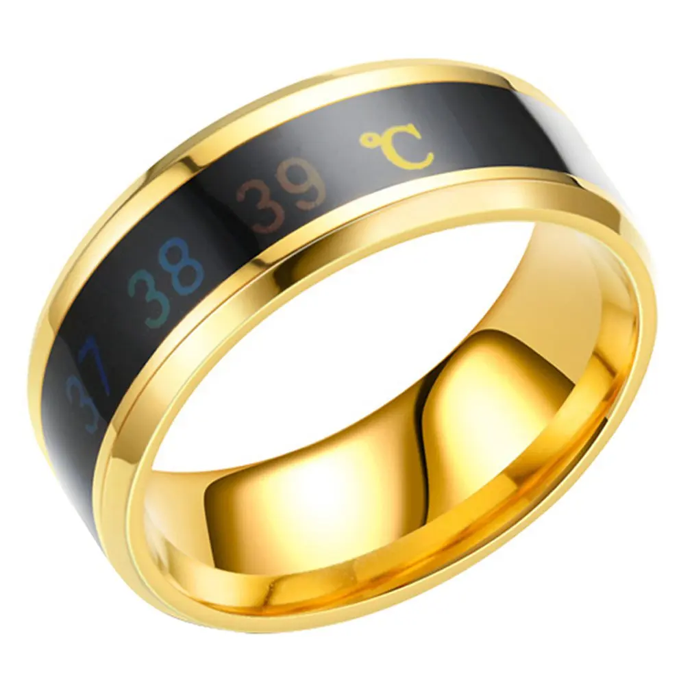 Ring for Lovers Smart Temperature Ring Mood Temperature Display Men Women Ring Perfect Gift Delicate Elegant
Ring for Lovers Smart Temperature Ring Mood Temperature Display Men Women Ring Perfect Gift Delicate Elegant