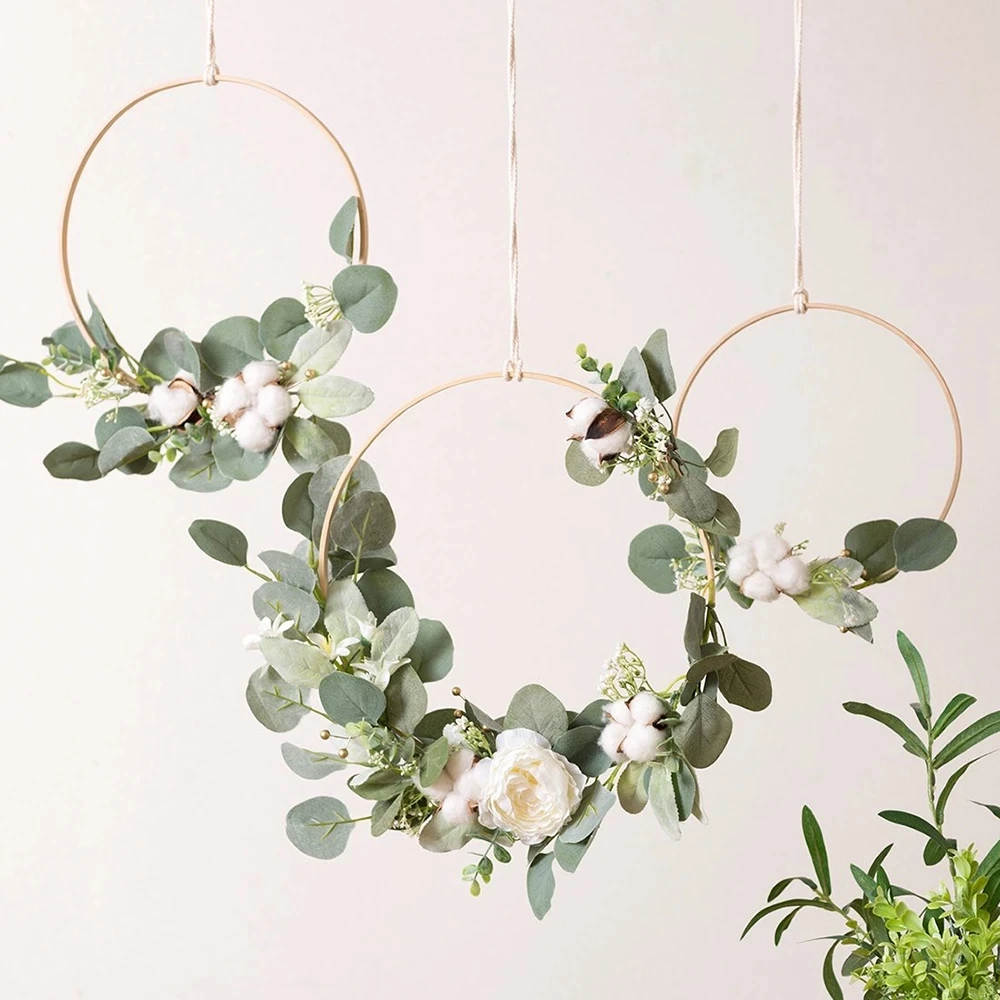 Artificial Wreath DIY Garlands Wedding Decoration Plantas Artificiales Eucalyptus Hanging Flower Valentine Gift Party Decoration
Artificial Wreath DIY Garlands Wedding Decoration Plantas Artificiales Eucalyptus Hanging Flower Valentine Gift Party Decoration