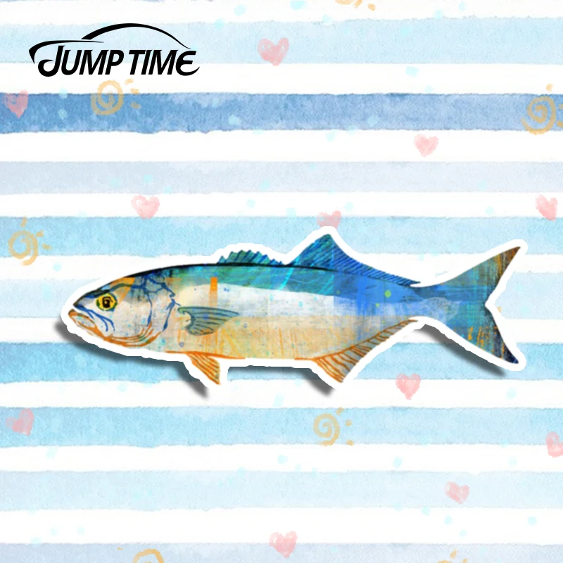 Jump Time 13cm x 4.5cm Bluefish Decal Funny Car Styling 3D Saltwater Fish Car Stickers Vinyl Animal Graphic Decor For Car Window
Jump Time 13cm x 4.5cm Bluefish Decal Funny Car Styling 3D Saltwater Fish Car Stickers Vinyl Animal Graphic Decor For Car Window