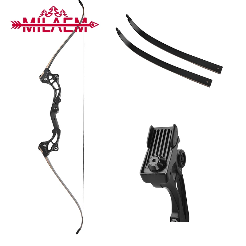 64" Recurve Bow 30-55lbs Takedown Liminated Bow Limb Powerful Qualified Bow Outdoor Bow and Arrow Hunting Shooting Accessories
64" Recurve Bow 30-55lbs Takedown Liminated Bow Limb Powerful Qualified Bow Outdoor Bow and Arrow Hunting Shooting Accessories