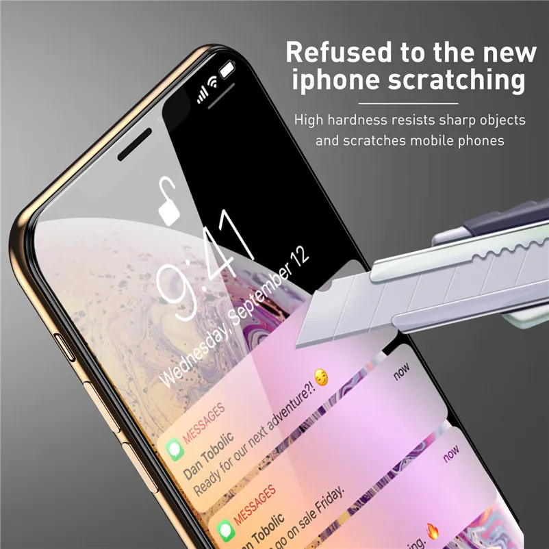Защитное стекло 9D для Iphone 6 Plus S 6s 7 8 X Xr XS 11 Pro | Мобильные телефоны и аксессуары