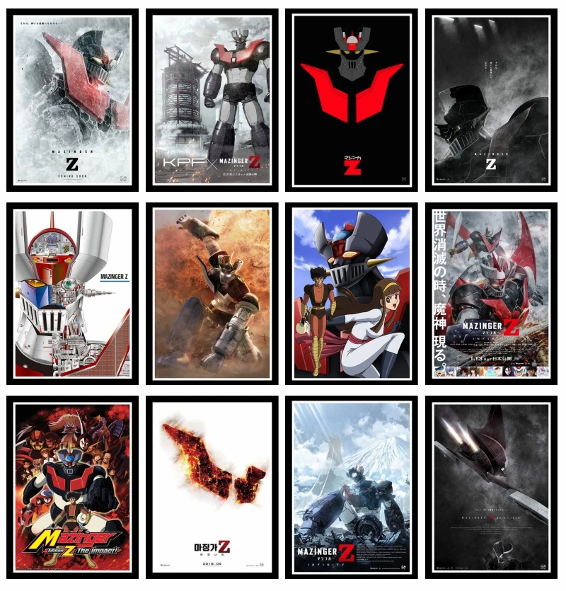 Идеальный плакат JL Mazinger Z Infinity из японского фильма Манга Аниме подарок для детей